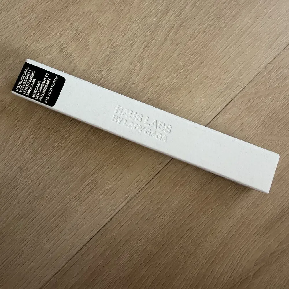 Haus Labs B Structural Volumizing Lengthening Mascara Black Onyx 8ml NEW